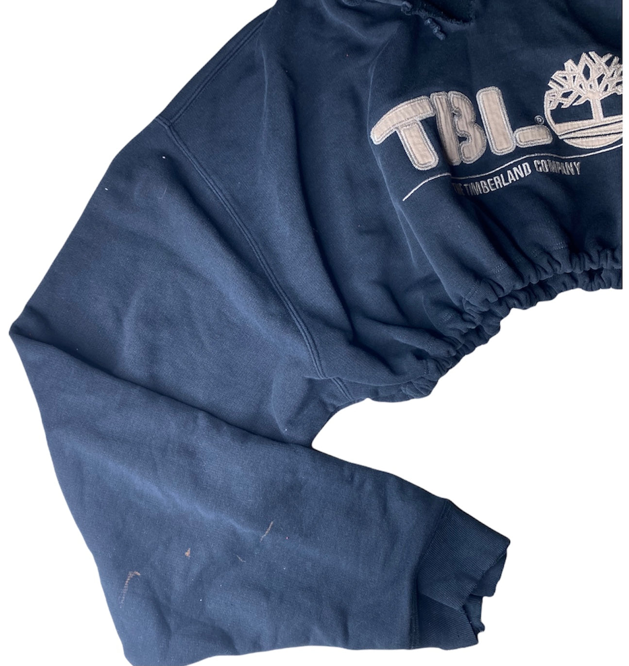 Vintage Timberland Reworked Crop Hoodie