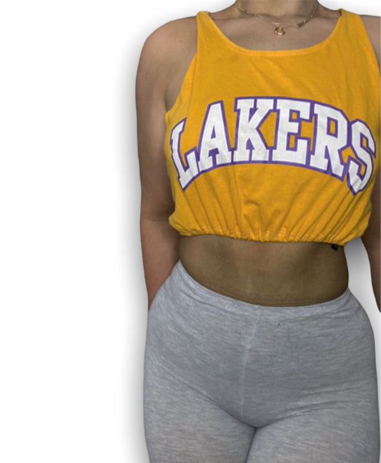 Lakers Reworked Crop Top