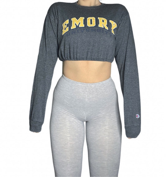 Emory University Reworked Crop Top