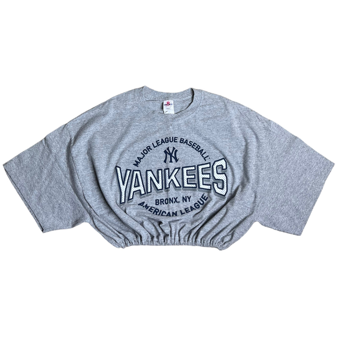 New York Yankees Reworked Crop Top