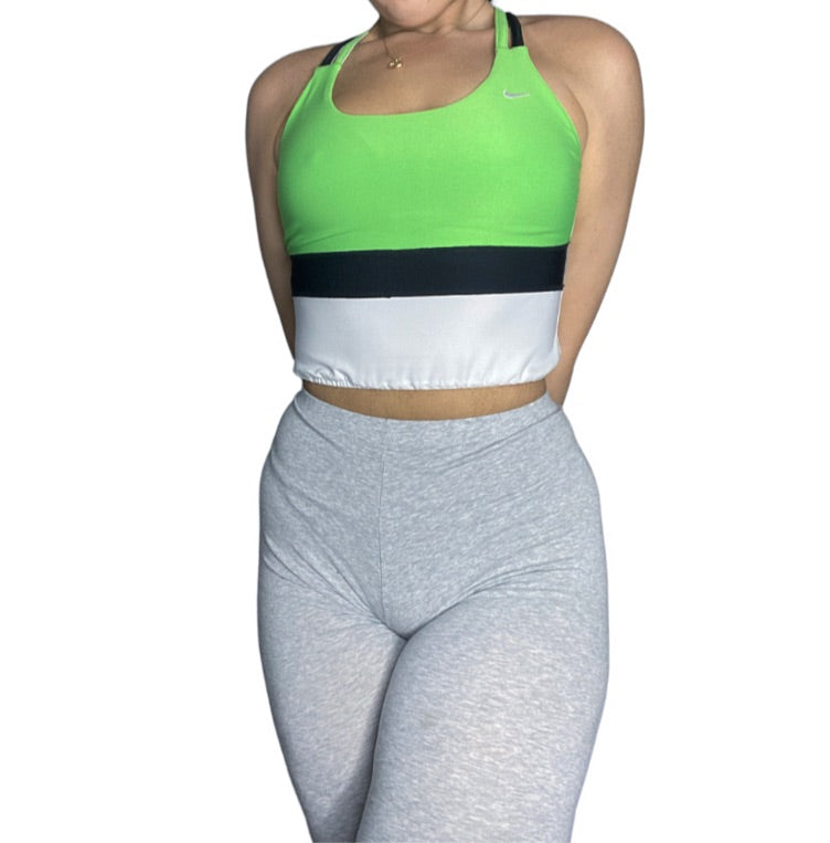 Nike y2k Color-block Crop Tank