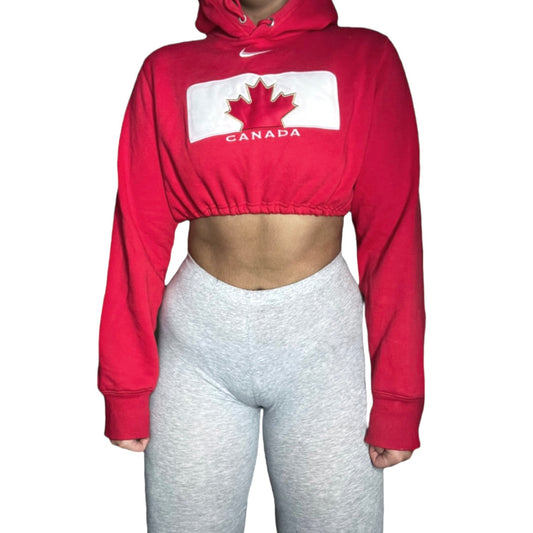 Vintage Nike Canada 🇨🇦 Crop Hoodie