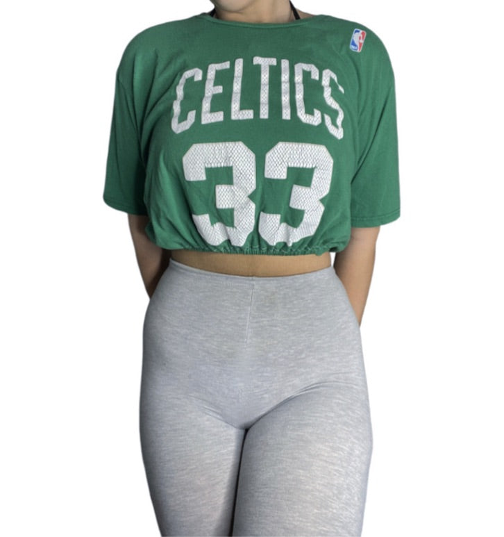 Boston Celtics Reworked Crop Top