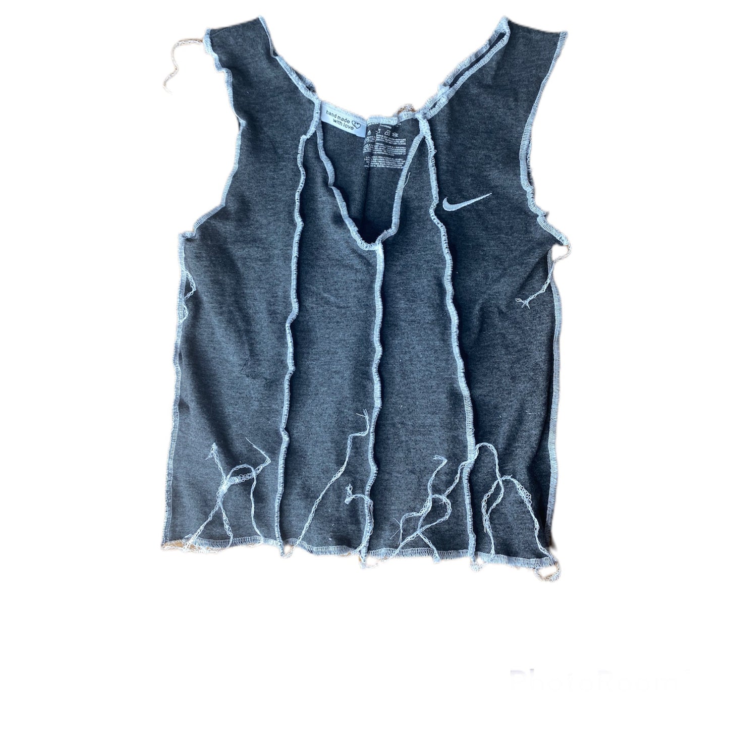 NIKE Reworked Contrast Stitch Crop Tank