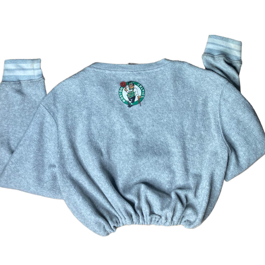 Boston Celtics Reworked Crop Crewneck