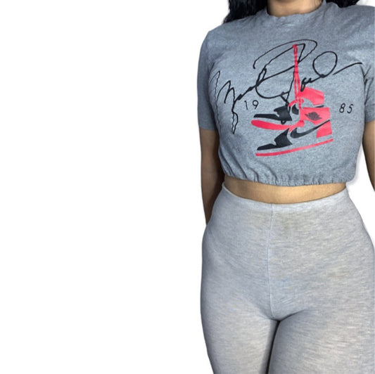 Jordans Reworked Crop Top