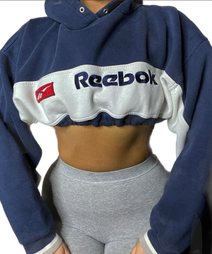 Vintage Reebok 90s Reworked Crop Hopdie