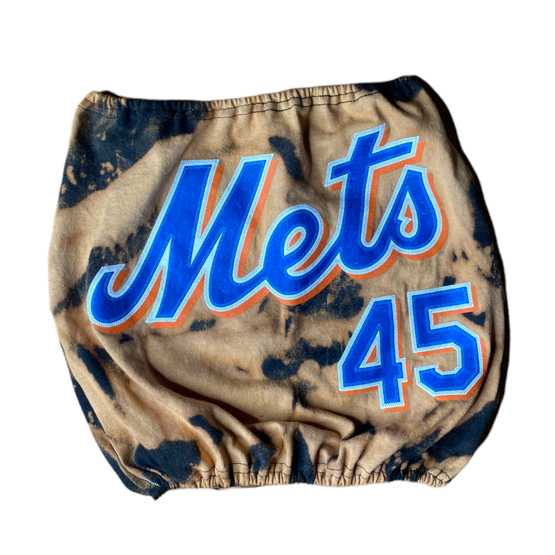 Mets Reworked Bleach Dye Tube Top