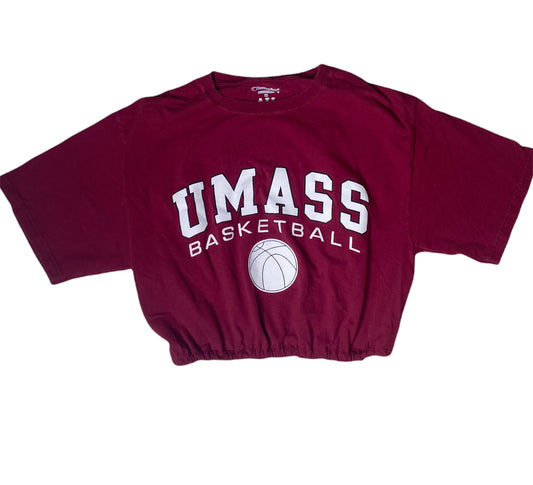 University of Massachusetts Amherst Reworked Crop Top