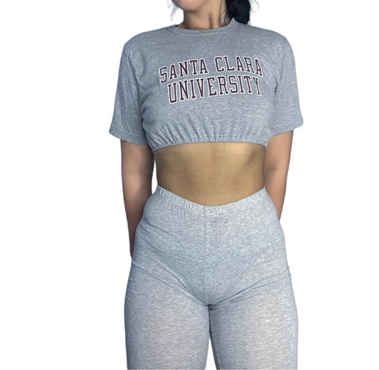 Santa Clara University Reworked Crop Top