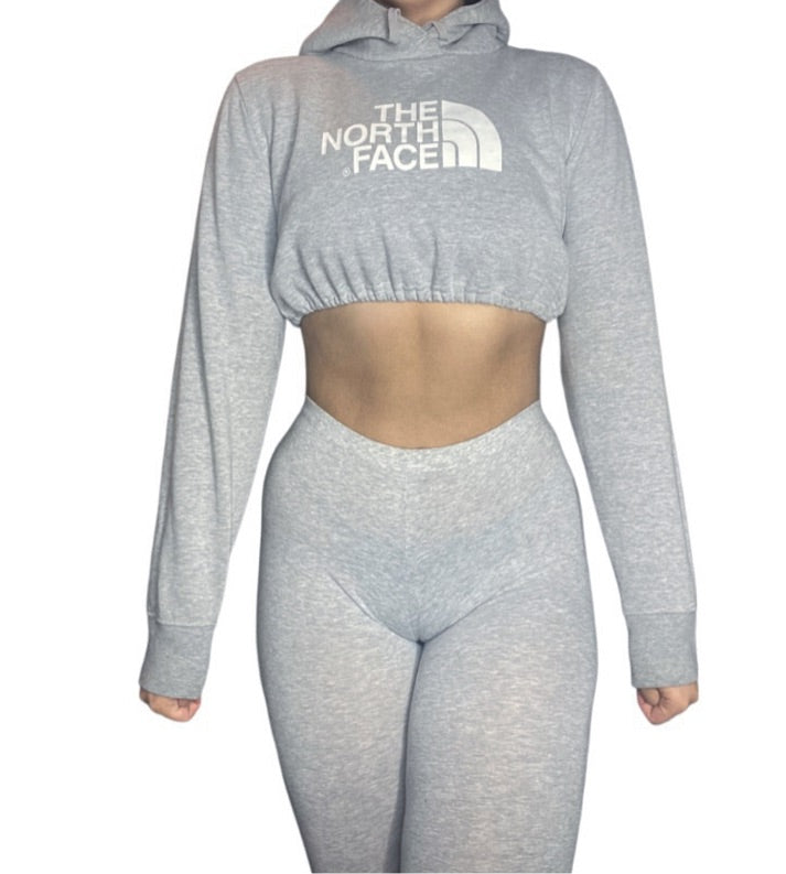 North Face Reworked Crop Top