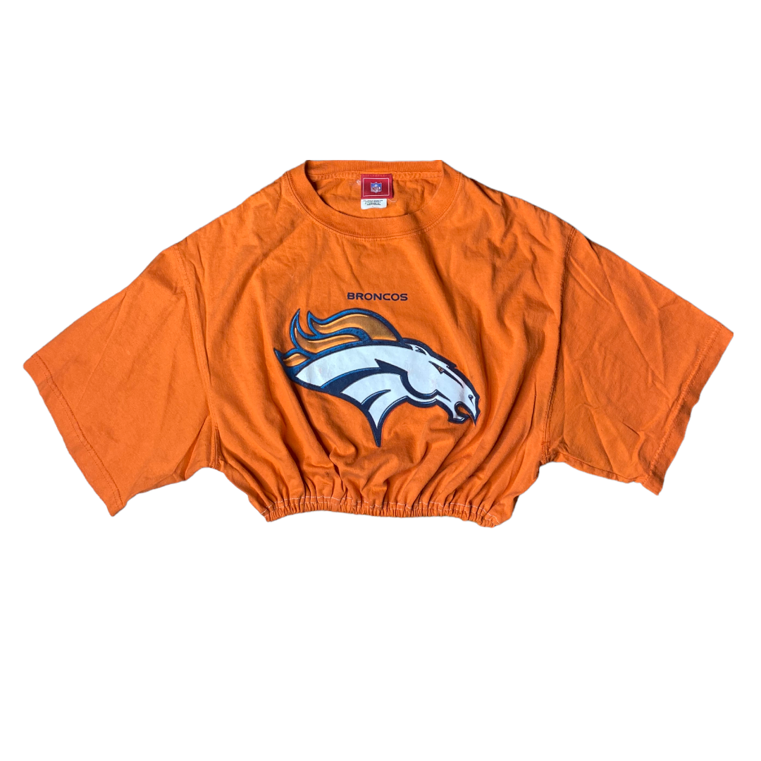 Broncos Reworked Crop Top