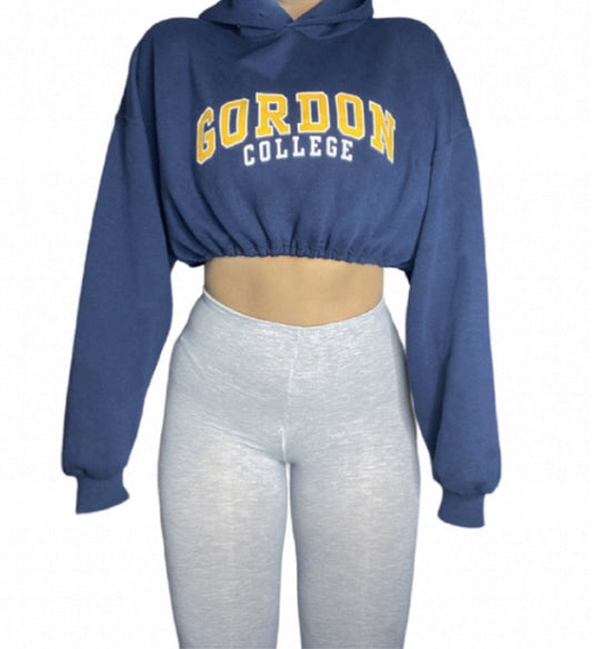 Gordon College Reworked Crop Hoodie