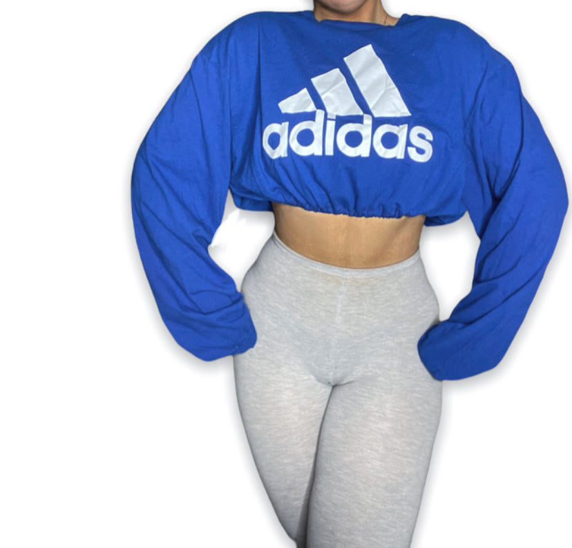 Adidas Reworked Logo Longsleeve Crop Top