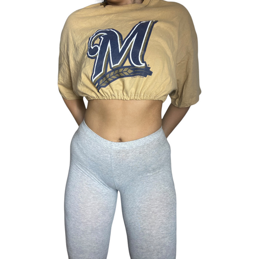 Milwaukee Brewers Reworked Crop Top