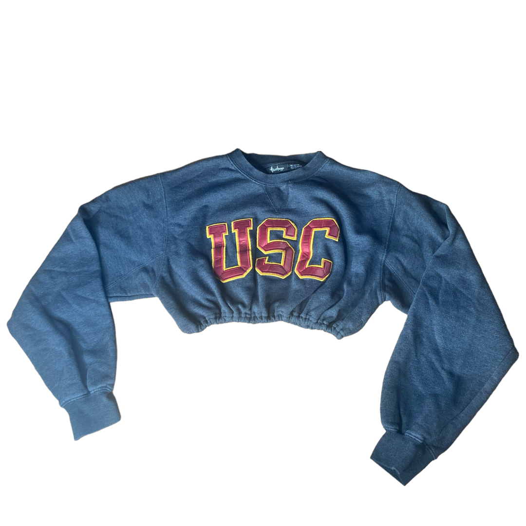 USC Reworked Crop Crewneck