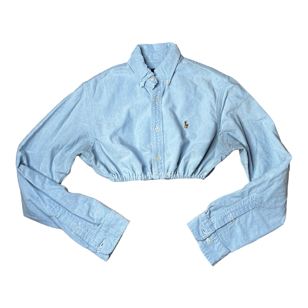 Ralph Lauren Polo Reworked Crop Button Down