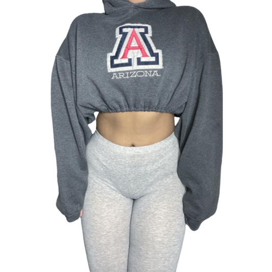 University Of Arizona Reworked Crop Hoodie