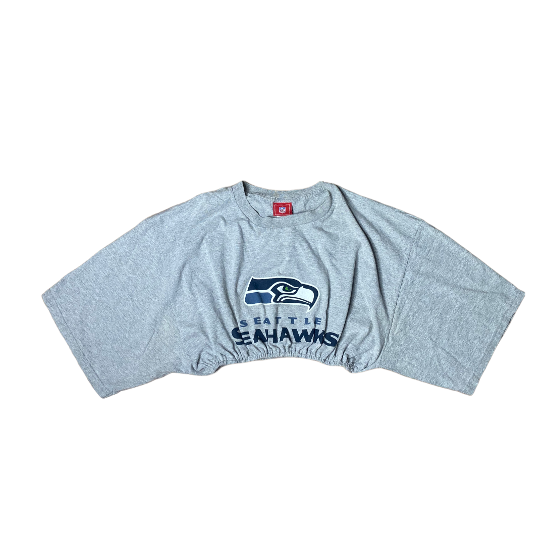 Seattle Seahawks Reworked Crop Top