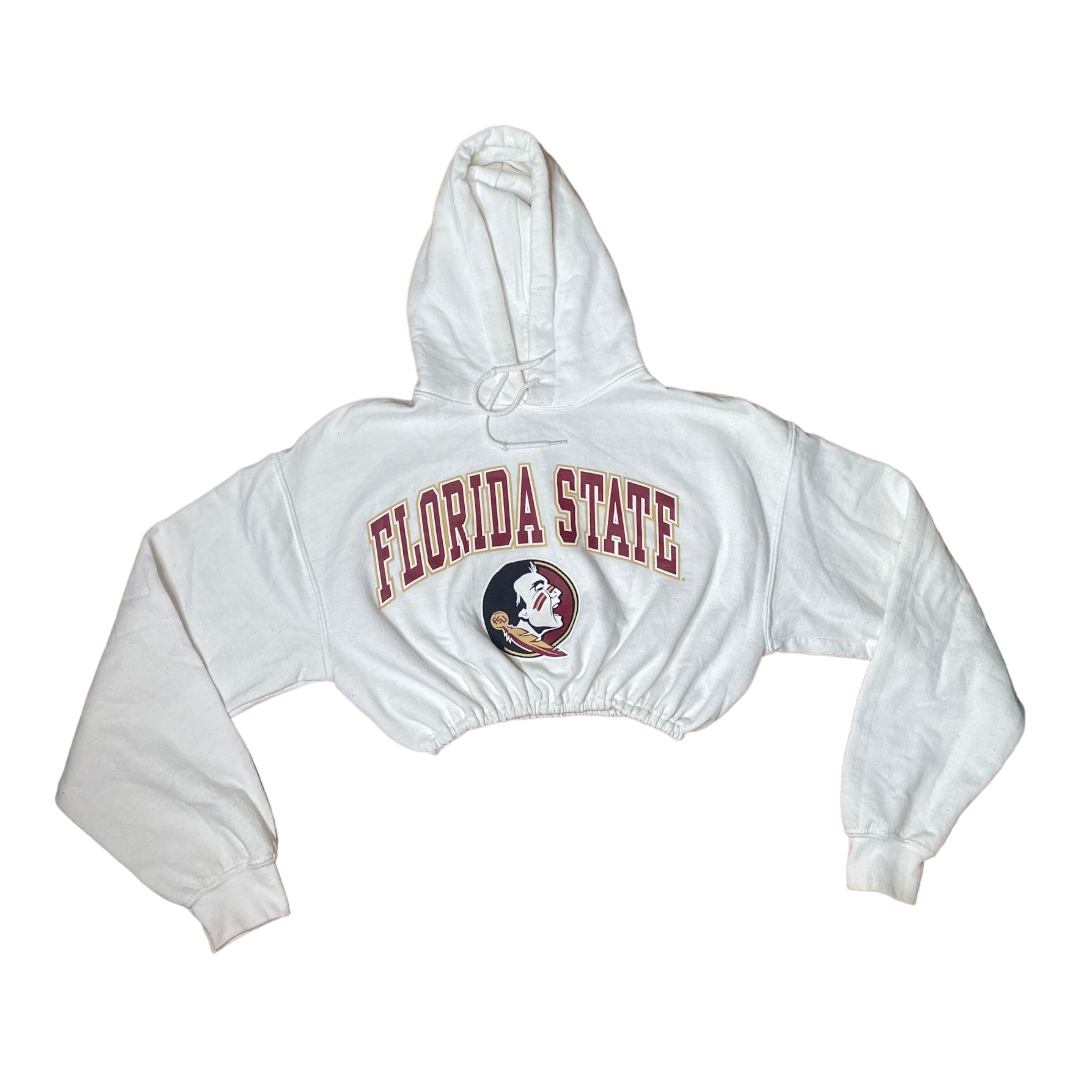 Florida State Univeristy Reworked Crop Hoodie